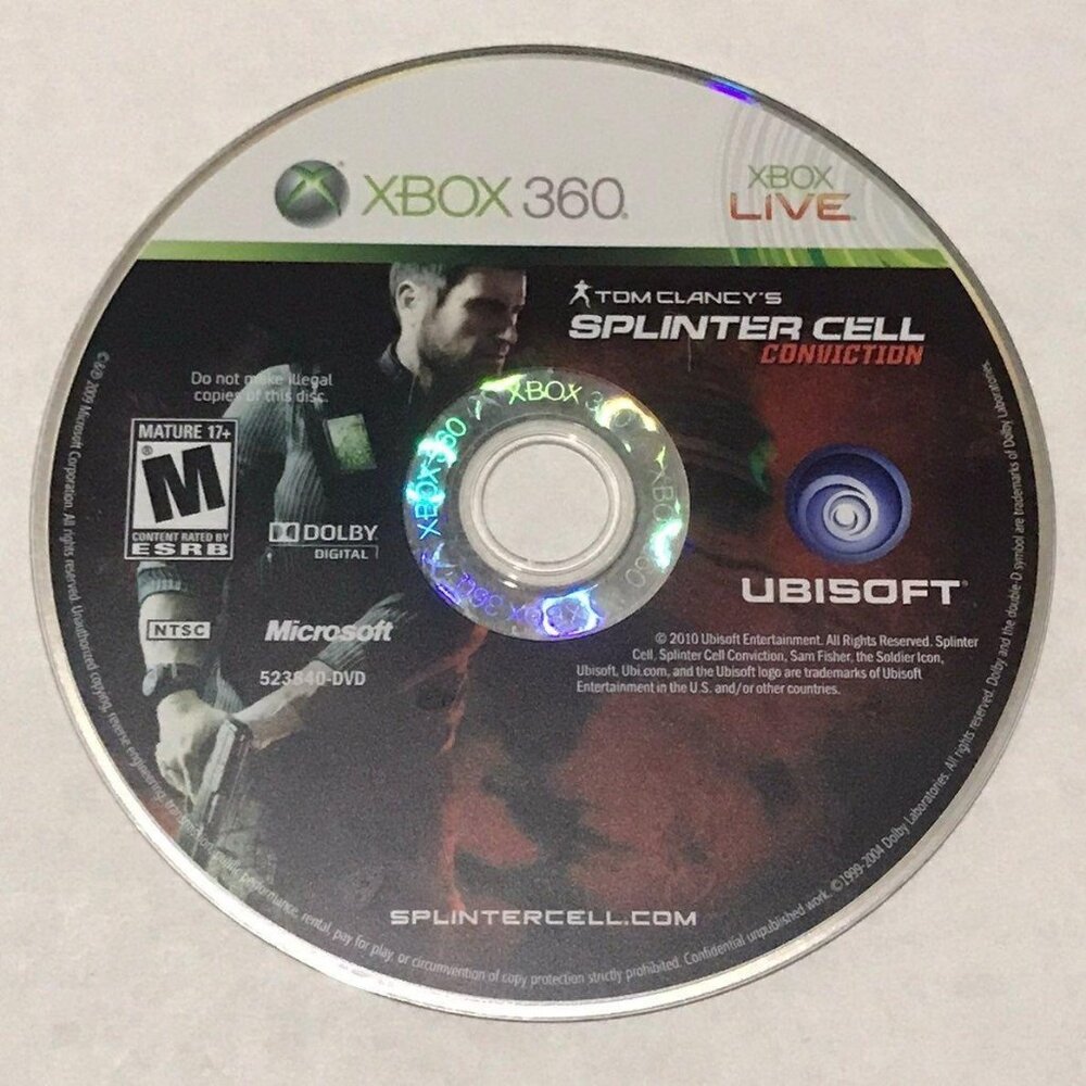 Xbox 360 Tom Clancy’s Splinter Cell: Conviction